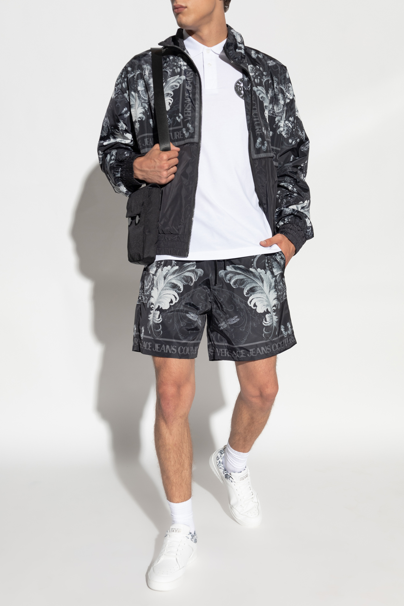 Black Light jacket with print Versace Jeans Couture - Vitkac AS